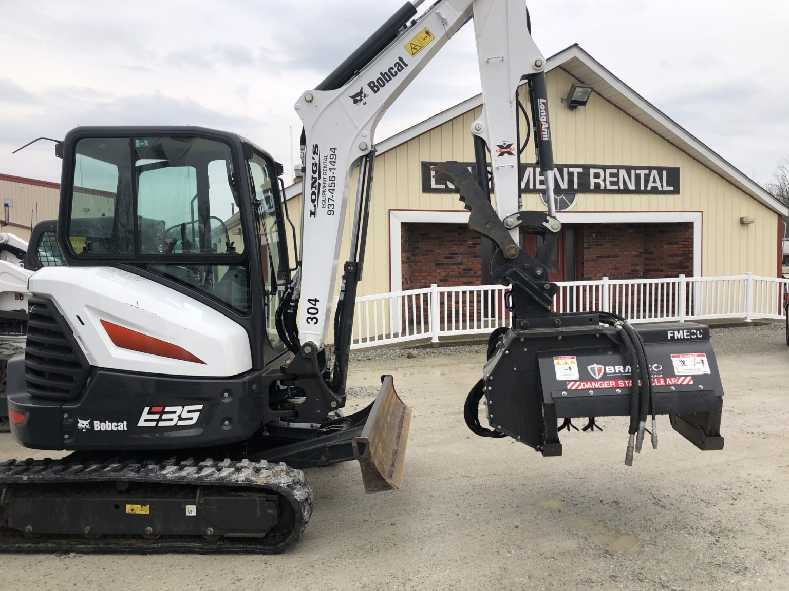 Bobcat E35 Mini Excavator Longs Rental